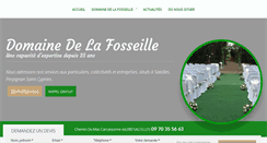 Desktop Screenshot of domaine-de-la-fosseille.com