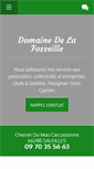 Mobile Screenshot of domaine-de-la-fosseille.com